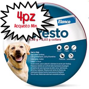 ELANCO SERESTO TAGLIA MEDIA E GRANDE SOPRA 8 KG SCADENZA 05/2030 [PREZZO A CONFEZIONE - acquisto min. 4 confezioni]