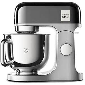 Kenwood KMX760BC KMIX Impastatrice Planetaria, Ciotola con manico in Acciaio da 5L, 3 Ganci di Miscelazione Potenza 1000W, Personalizzabile con oltre 20 Accessori Acquistabili Separatamente, Antracite