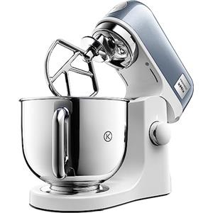 Kenwood KMX760BL KMIX Impastatrice Planetaria con Ciotola con manico in Acciaio da 5L, 3 Ganci di Miscelazione, Potenza 1000W, Personalizzabile con oltre 20 Accessori Acquistabili Separatamente, Blu