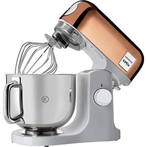 Kenwood kMix Editions KMX760GD - Robot da cucina, ciotola da 5 l, sistema di sicurezza Safe-Use, alloggiamento in metallo, 1000 Watt, con set di 3 pasticceria e paraspruzzi, colore: oro rosa
