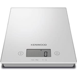 Kenwood WEP60.000WH, bilancia digitale con controllo TouchSense, spegnimento automatico, peso massimo 8 kg, precisione 2 grammi, bianco