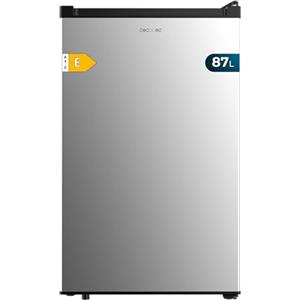 Cecotec Congelatore a Pozzo 87 L Bolero CoolMarket TF 87 Inox. 87L, Classe E, Design Compatto, Porta Reversibile, Controllo Meccanico, 3 Cassetti, Ideale per Bevande e Alimenti Congelati
