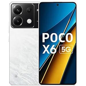 Non si applica POCO X6 5G (bianco tempesta di neve, 8 GB RAM 256 GB di spazio di archiviazione)