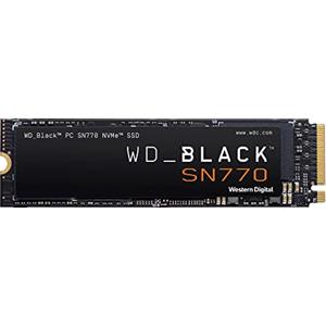WD_BLACK SN770 250 GB tecnologia PCIe Gen4 NVMe SSD interno per gaming, con velocità di lettura fino a 4.000 MB/s