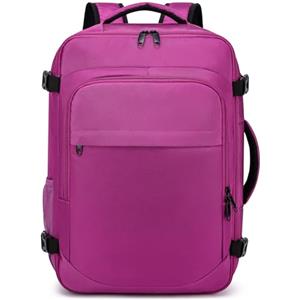 ENZOSUM For Ryanair Cabin Bags 40x20x25 Underseat Cabin Bags 45×36×20 for New Easyjet Carry on Travel Backpack Flight Bag Cabin Size for Airplanes, Black, Purple-M, 45x36x20cm (30L)