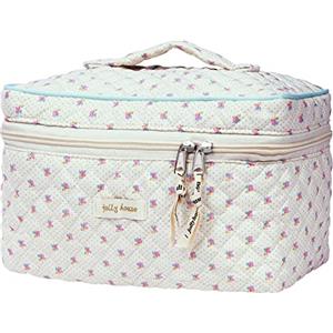 Aucuu Borsa da Toilette da Viaggio, Beauty Case da Viaggio, Borsa da Viaggio, Borsa Trucco Floreale, Trucco Pochette da Toilette, Trousse Trucchi Organizer per Cosmetici, per Donne e Ragazze