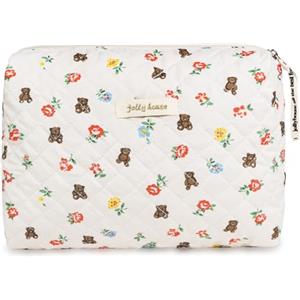 Aucuu Borsa da Toilette da Viaggio, Beauty Case da Viaggio, Borsa da Viaggio, Borsa Trucco Floreale, Trucco Pochette da Toilette, Trousse Trucchi Organizer per Cosmetici, per Donne e Ragazze