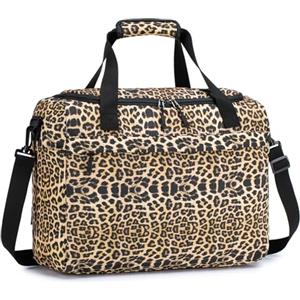 YOODI 40x30x15 Air France British Airways Jet 2 Borsone Da Viaggio Aereo Bagaglio A Mano Impermeabile Borsa Viaggio 18L Pieghevole Borsoni Travel Bag Per Donna Uomo (Marrone)