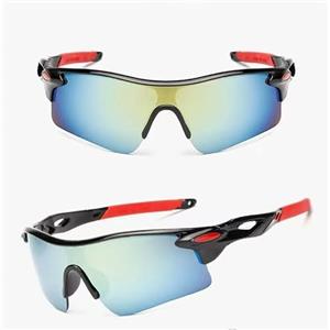 Generisch Occhiali da sole sportivi uomo e donna, polarizzati, occhiali da ciclismo impermeabili, occhiali da ciclismo rapidi, protezione UV400, occhiali protettivi per ciclisti per MTB, bici da corsa, bici da