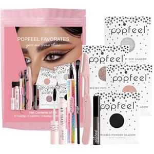 FantasyDay Set di Trucchi, FantasyDay Kit di Bellezza Cosmetici Kit per Occhi, Viso e Labbra - Natale Regalo Xmas Makeup Gift Set con Correttore, Rossetti, Lucidalabbra, Palette Ombretti, Mascara, Trousse, Fard