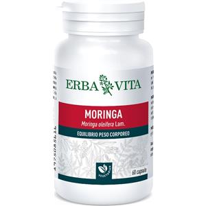 Erba Vita Moringa 60 Capsule - Integratore per Peso Corporeo e Metabolismo