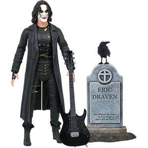 Diamond Select Action figure deluxe di Eric Draven tratta da The Crow, alta 18 cm.