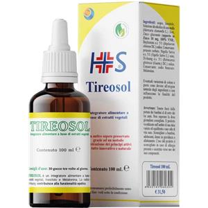 HERBOPLANET Tireosol Gocce 100 ml - Integratore a base di estratti vegetali, inositolo e melatonina per la funzionalità epatica