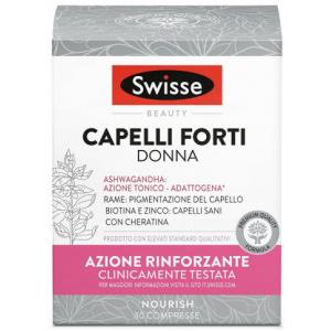 SWISSE Rimedio Per Caduta Dei Capelli Swisse Capelli Forti Donna 30 Compresse