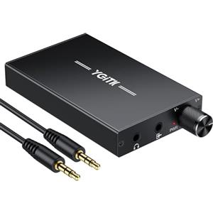 YGiTK Amplificatore Hifi per Cuffie Portatile 16-300Ω, 1500mAh con 8h di Riproduzione, Interfaccia Type-C,Jack Audio 3.5mm,Carcassa in Alluminio,Compatibile con MP3/Smartphone/Laptop/PC