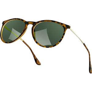 Ulknyss Occhiali da Sole Donna Polarizzati Vintage Occhiali da Sole UV400 Protezione Rotondi Occhiali Sole per Donna Classici Alla Moda