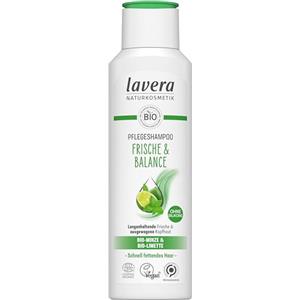 lavera, Fresh Balance Care Shampoo con BioMatcha BioQuinoa Freschezza Lunga Durata per Capelli Cuoio Capelluto Cosmetici Naturali Vegano 250 ml Bianco