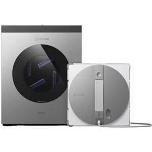 ECOVACS WINBOT W3 OMNI Robot Lavavetri con Stazione Multifunzione, Lavaggio Automatico del Panno, Pulizia Intelligente fino al Bordo, Nebulizzazione a Triplo Ugello, Controllo tramite App