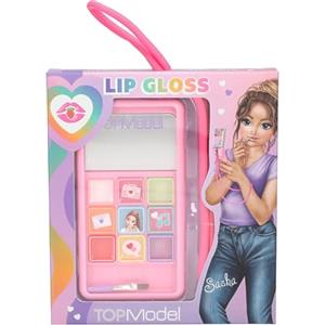 Depesche 10842 TOPModel - Set di lucidalabbra Beauty and Me Smartphone, con 9 lucidalabbra e pennello, al profumo di fragola