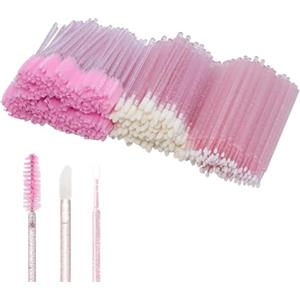 ANNAFRIS 300pcs Pennello per Ciglia Set Microbrush Applicatori Ciglia Lip Gloss Pennelli Spazzola Spazzole di Trucco(Brush Kit-B)
