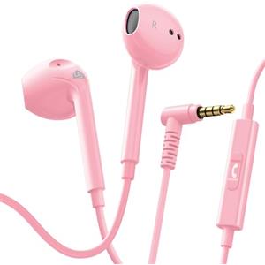 LUDOS ZENITH Auricolari In-Ear Cuffie, Cuffiette con Filo e Microfono, 2 Anni di Garanzia, Cuffie Isolamento Acustico, Cuffiette Cellulare, Jack 3,5 mm per iPhone, Apple, Samsung, Huawei - Rosa