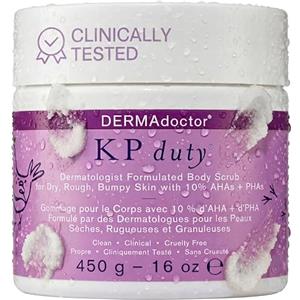 DERMAdoctor KP Duty Scrub Corpo Formulato da Dermatologi, Esfoliante per la Cheratosi Pilare e Pelle Secca, Ruvida e Irregolare con il 10% di AHA + PHA (450 ml)
