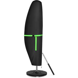 GEMITTO Copertura Protettiva per ombrellone (Diametro 2-4 m), Copertura per ombrellone da Giardino Impermeabile, Copertura per ombrellone con Cerniera Impermeabile