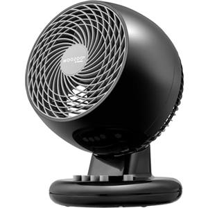 Iris Ohyama Woozoo, Ventilatore da Tavolo, Ventilatore da Scrivania, Silenzioso, Portatile, Per Camera Da Letto, Soggiorno, Raffreddamento, Potente, Oscillante/Globo, Nero