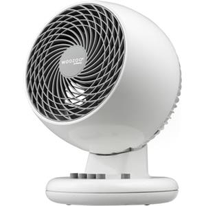 Iris Ohyama Woozoo, Ventilatore da tavolo silenzioso, potente e portatile, 23m², Portata 12 m, Oscillazione, inclinazione verticale, La camera - Woozoo PCF-M18 - Bianco