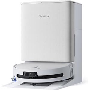 ECOVACS DEEBOT T90 OMNI Robot aspirapolvere lavapavimenti, 30.000 Pa, OZMO ROLLER 3.0, sistema BLAST, Triple Lift, TruePass 4WD e AIVI 3D 4.0, AGENTE YIKO AI con kit animali, bianco