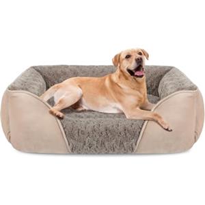 JOEJOY Cuccia Cane Interno Taglia Media e Grande, Cuccia per Cani Lavabile, Cuscino per Cani Antiscivolo Anti-ansia, Letto Cane Morbida Confortevole, 76x61x23cm