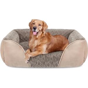 JOEJOY Cuccia Cane Interno Taglia Grande, Cuccia per Cani Lavabile, Cuscino per Cani Antiscivolo Anti-ansia, Letto Cane Morbida Confortevole, 89x63x23cm