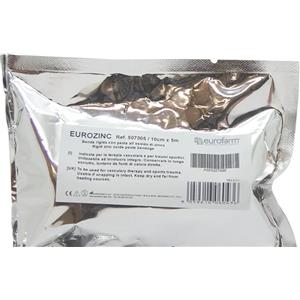 EUROFARM SpA EUROZINC Benda Antinfiammatoria 10cm x 5m con Pasta all'Ossido di Zinco