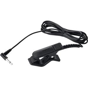 KORG - CM-400 BK Microfono a Contatto per Accordatore, con Clip per il Fissaggio sullo Strumento, Lunghezza del cavo 1,5m, Connettore Mini Plug Mono da 3.5 mm, Colore Nero