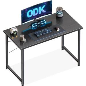 ODK Scrivania per Computer, 100x48cm Scrivania da Ufficio, Scrivanie da Lavoro Mesa, Nero