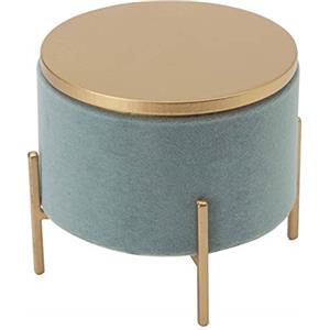 Baroni Portagioie in Ferro e Velluto Scatola Cilindrica Tiffany 12x12x10cm