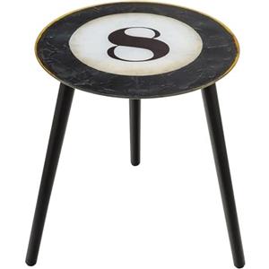 Baroni Home Tavolino Moderno in Vetro con Struttura in Metallo per Soggiorno, Camera da Letto, Ufficio, Multiuso, Tavolo Decorativo di Design Colorato,1 Ripiano, Biliardo, 42X42X40 cm