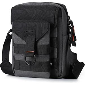 SZSYCN Grande marsupio impermeabile marsupi per uomo donna marsupio per viaggi festival passeggiate sport corsa palestra Borsa a tracolla con spallacci regolabili Borsa a tracolla casual