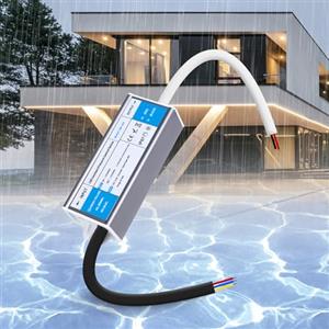 SUCIKORIO 24V 6W Impermeabile Trasformatore LED Esterno IP67, Ultra Sottile Alimentatore LED Driver AC 220V a DC 24 Volt 0,25A 6W Trasformatori Adattatore LEDs a Tensione Costante Senza Sfarfallio