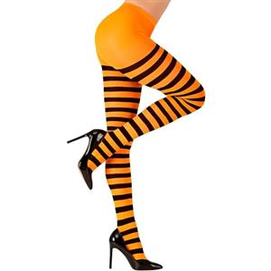 W WIDMANN MILANO Party Fashion - Collant, a righe o a pois, 70 DEN, Halloween, costumi di carnevale