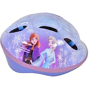 Volare Frozen 2 - La Regina dei Ghiacci Casco da bici per bambini | Anna ed Elsa | Accessori per bici | Misura 52-56 cm | Casco | Regali per ragazze | Principessa | Da 3 anni in su