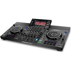 Denon DJ SC LIVE 4 - Controller DJ Standalone 4 canali con separazione stem, streaming Wi-Fi e monitor integrati
