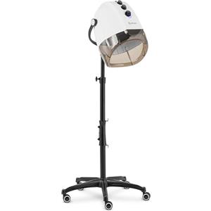 physa wellness & lifestyle physa PHY-HD_01 Casco asciugacapelli con stativo e funzione ionica 1000 W Blu, bianco 70 °C Casco parrucchiere Casco asciugacapelli professionale Casco da parrucchiere