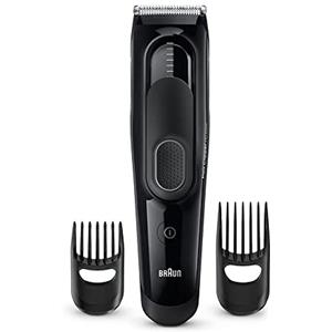 Braun HC5050 Tagliacapelli Rifinitore e Rasoio Barba Elettrico, con 17 Impostazioni di Lunghezza