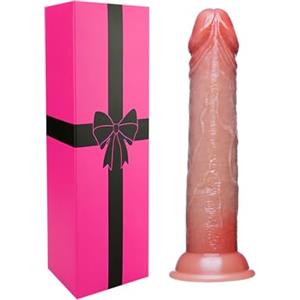 hainuo Dildo anale realistico e carino da 14,5 cm piccolo fallo in silicone senza palla piccolo fallo anale con ventosa asta morbida e sottile adatto per punto G vaginale e pene sottile ano