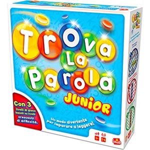 Goliath Trova la Parola Junior - Gioco da Tavolo Divertente per Imparare a Leggere con Buzzer e Lentine Colorate