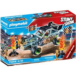 PLAYMOBIL Stuntshow 71044 Offroad Buggy con Personaggio, Trofeo e Accessori - Gioco di Costruzione per Bambini dai 4 Anni