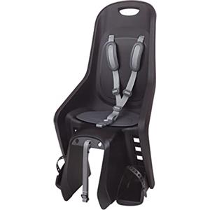 POLISPORT 8406300001 - Seggiolino posteriore BUBBLY MAXI PLUS MIK HD per bici con ruote da 26'' a 29'' adatto a bambini da 9 a 22 kg di peso con attacco portapacchi MIK HD en color Nero/Grigio scuro