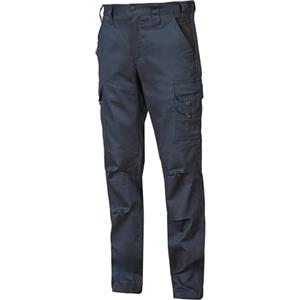 U-Power Pantalone da Lavoro Guapo in Cotone Elasticizzato Blu Taglia M con Multi Tasche