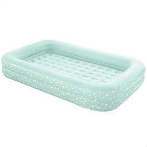 Intex 66810NP - Materassino Gonfiabile Baby, con Pompa Manuale, PVC,107x168x25 cm, Grigio